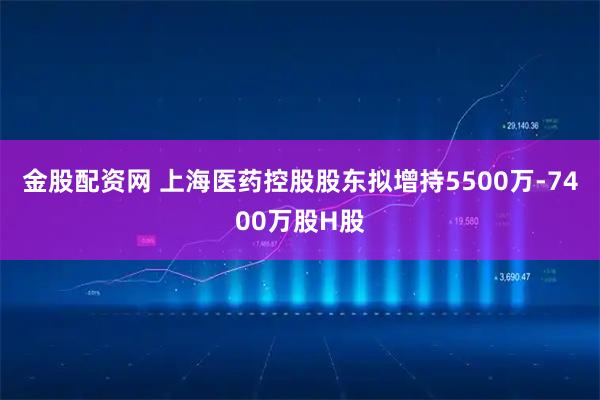 金股配资网 上海医药控股股东拟增持5500万-7400万股H股